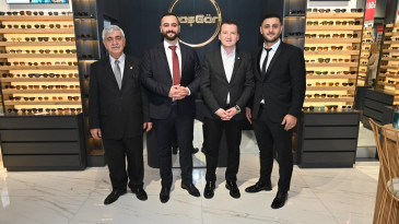 Bora Balcıoğlu Hoşgör Optik’in Açılışına Katıldı